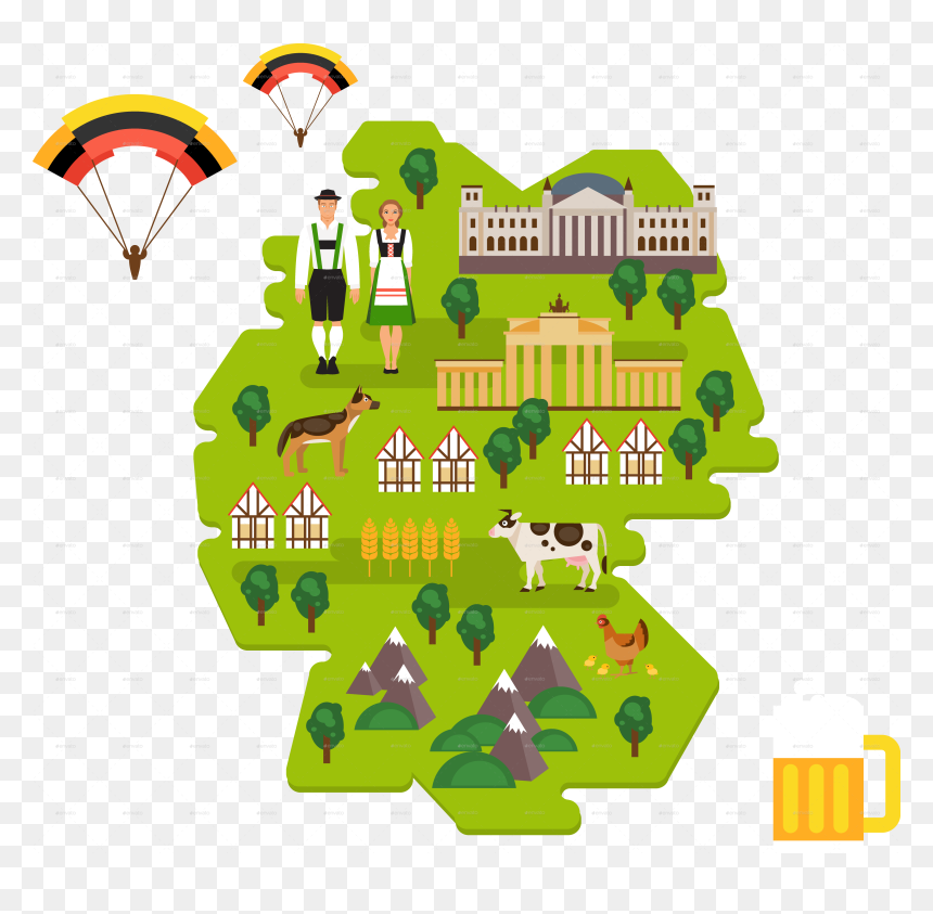 Germany Illustration Png , Png Download - Graphic Design, Transparent Png - germany png