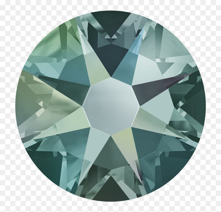 Swarovski 2088 Xirius Flatback Rhinestones Ss16 Black - Sapphire Stone Png, Transparent Png - black diamond png
