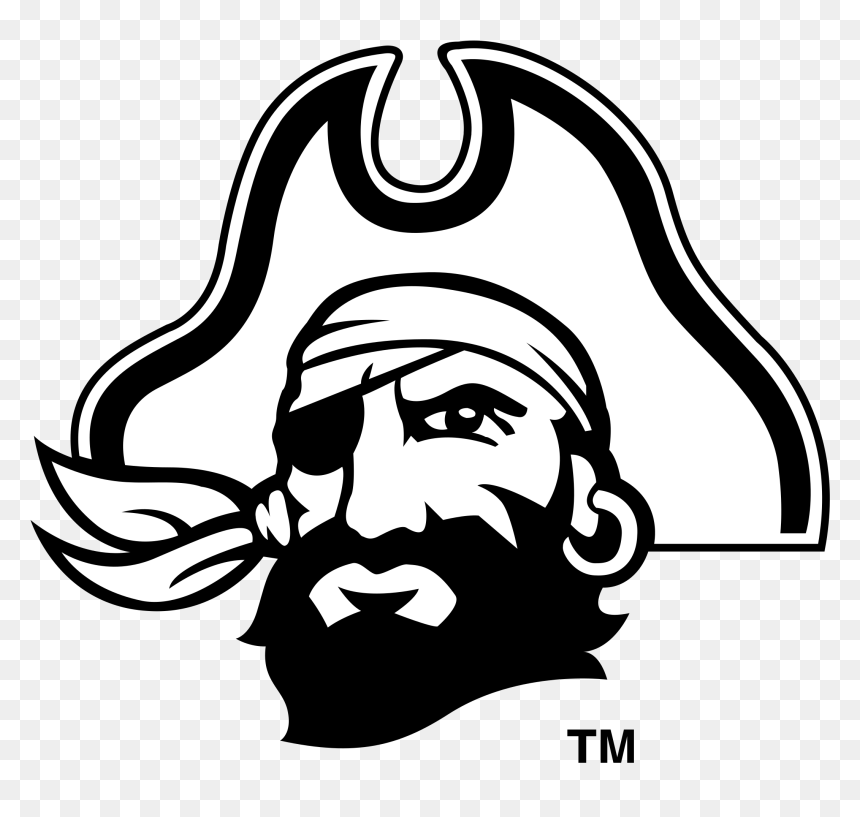 East Carolina University Logo, HD Png Download - pirates png