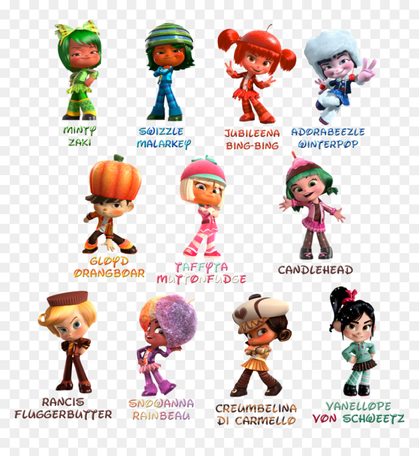 Wreck It Ralph"s Sugar Rush Characters - Sugar Rush Characters Wreck It Ralph, HD Png Download - wreck it ralph png
