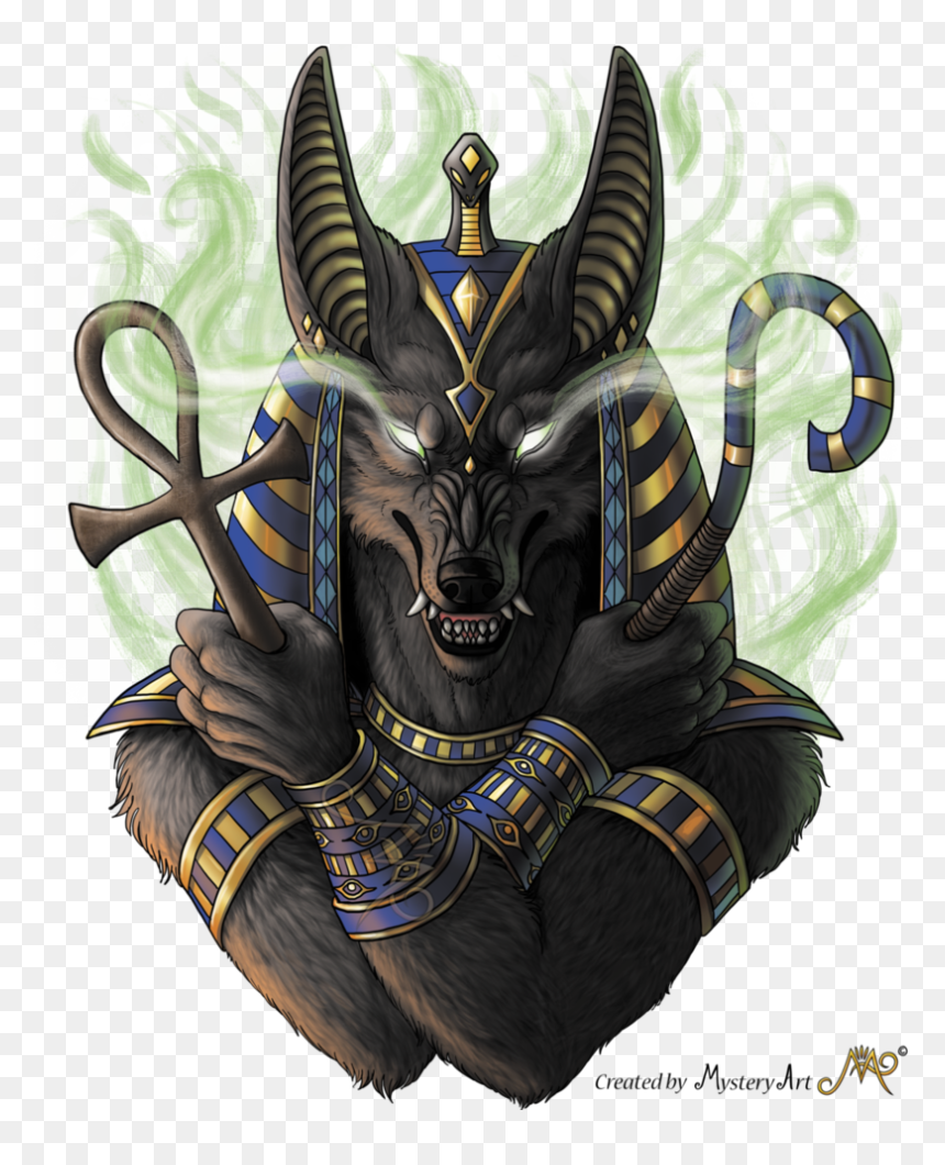 Anubis Artwork Ancient Egypt, HD Png Download - egypt png