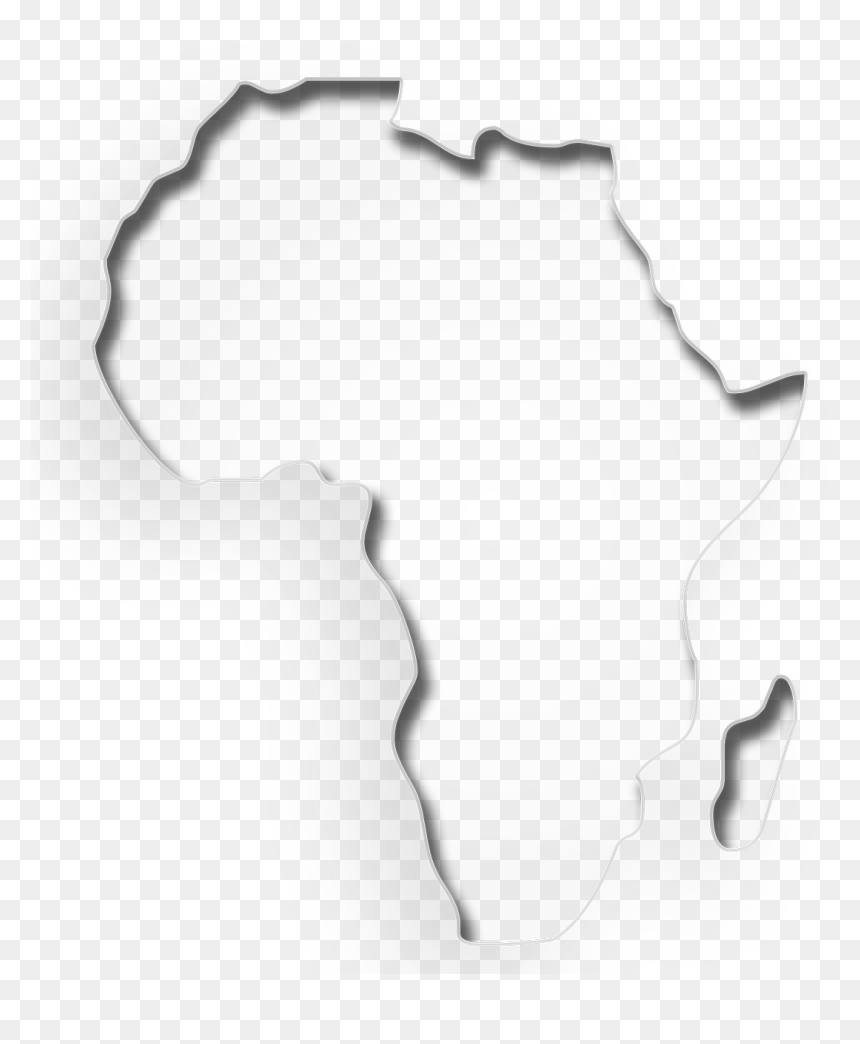 Continent Afrique Png, Transparent Png - africa outline png