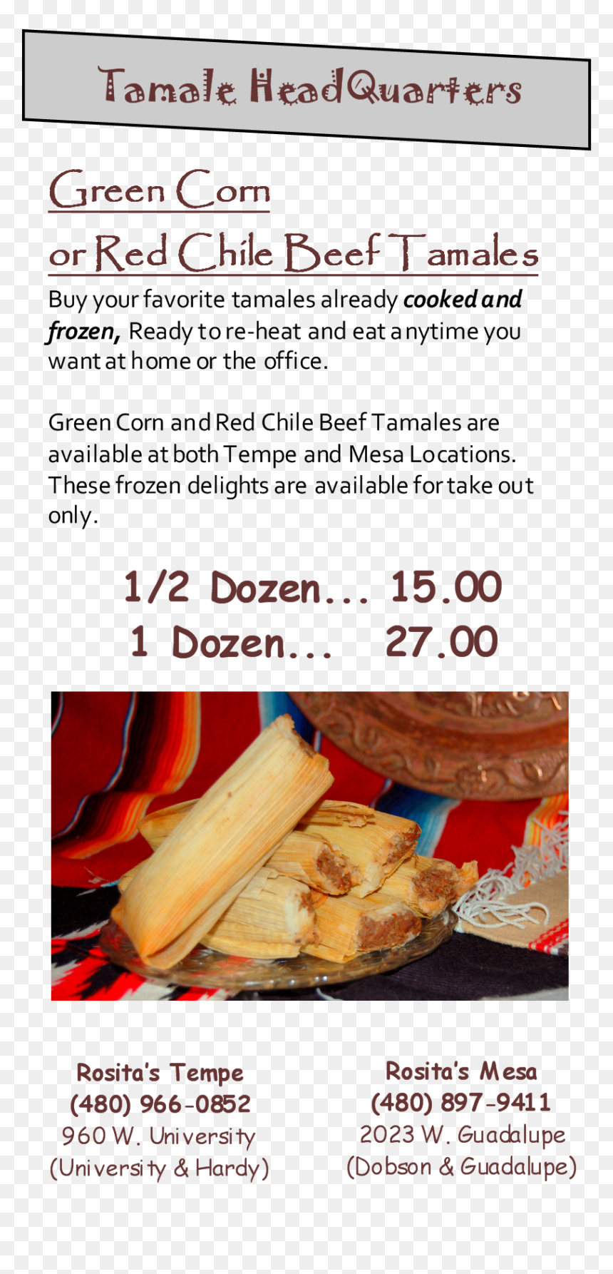 Print Your Holiday Tamale Order Form Here - Blooming Buds Play School, HD Png Download - tamales png