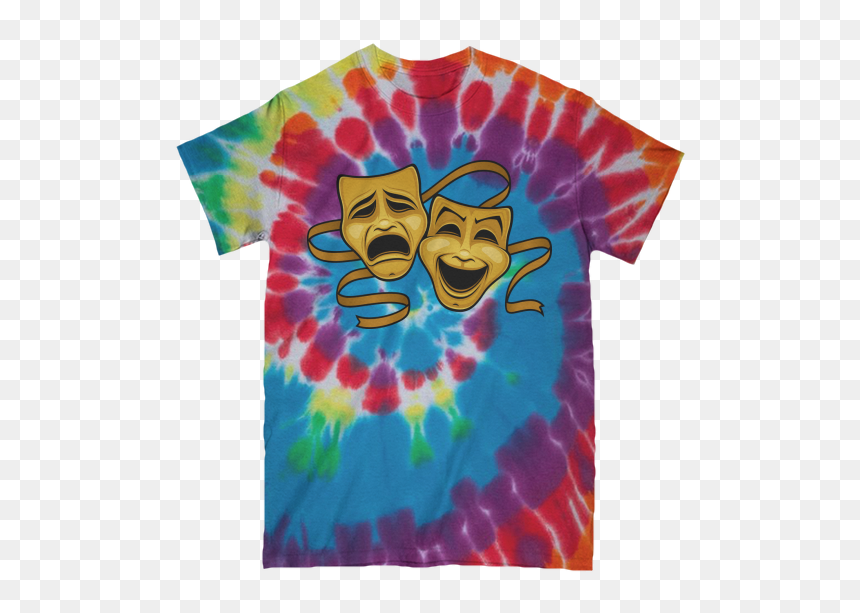 Tie-dye, HD Png Download - drama masks png