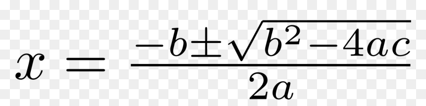File - Quadratic Formula - Svg - Wikimedia Commons - Fucked Up Math Equations, HD Png Download - equation png