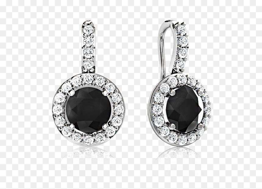 7032 Natural Coloured Diamond - Black Diamond Earrings South Africa, HD Png Download - black diamond png