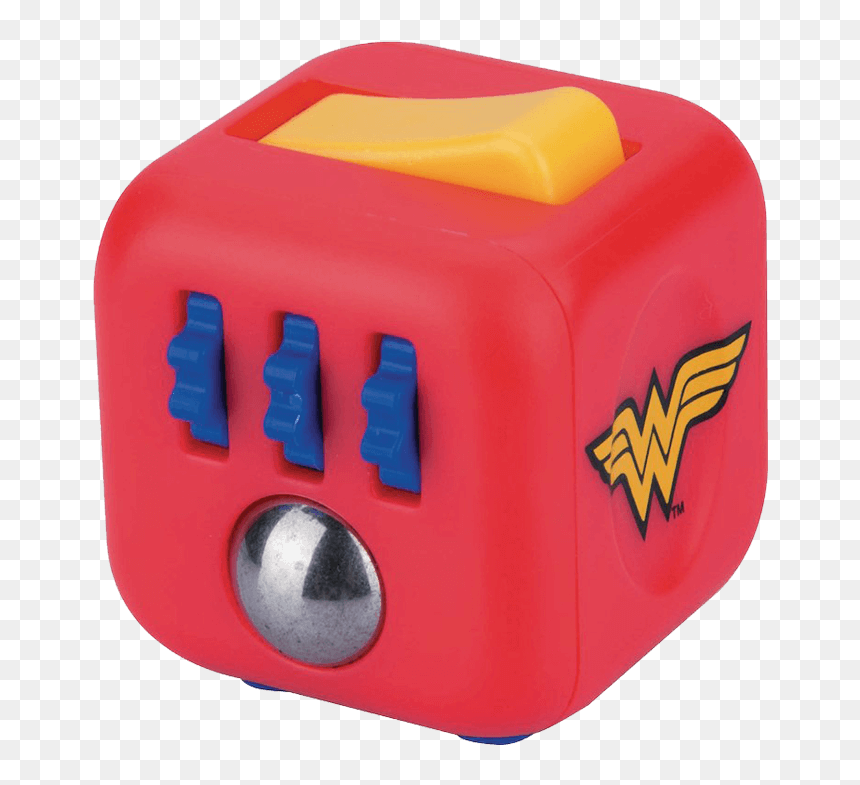 Transparent Companion Cube Png - Fidget Cube Wonder Woman, Png Download - spinner png