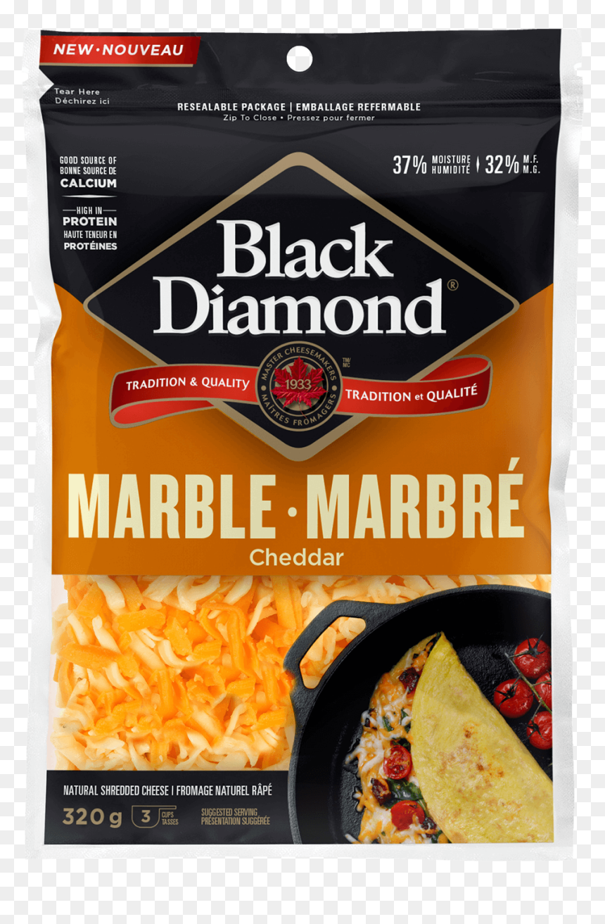 0000s 0003 12x320g Bd Mrb Shrd - Black Diamond Shredded Cheese, HD Png Download - black diamond png