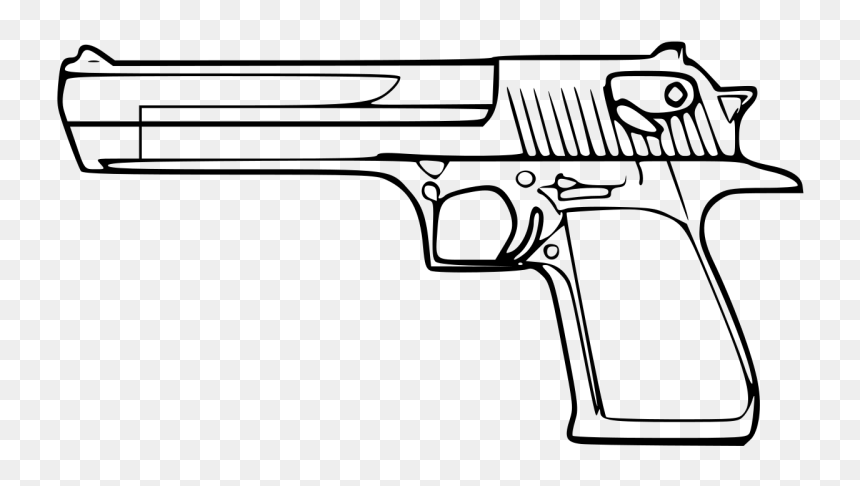 Ourclipart Pin - Desert Eagle Clipart, HD Png Download - desert eagle png