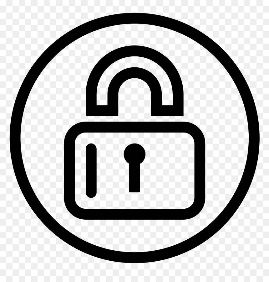 Padlock Clipart Password Protected, HD Png Download - password icon png