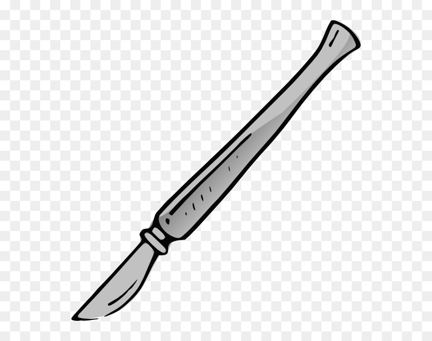 Knife Clipart Surgeon - Scalpel Clip Art, HD Png Download - scalpel png