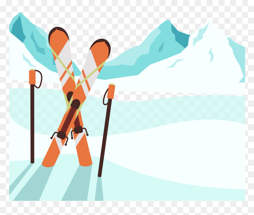 Skiing Skiboarding Snowboarding - Illustration, HD Png Download - snowboard png