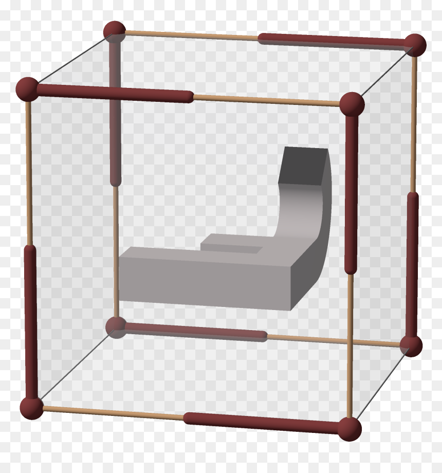 Cube Permutation 7 - Parallel Bars, HD Png Download - red bar png