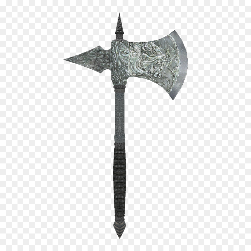 Elder Scrolls - Skyrim War Axe, HD Png Download - battle axe png