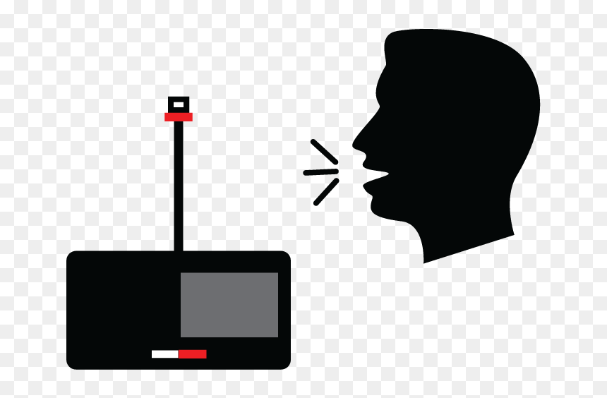 Speak Into The Microphone To Check The Audio - Audio Speak Clipart, HD Png Download - audio icon png