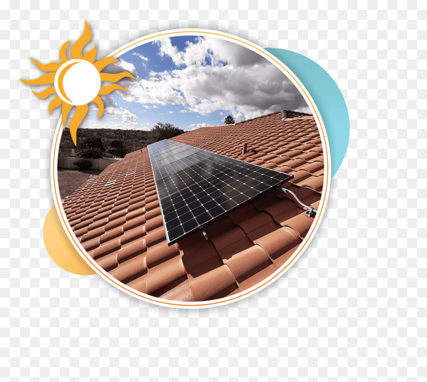Circle, HD Png Download - solar panels png
