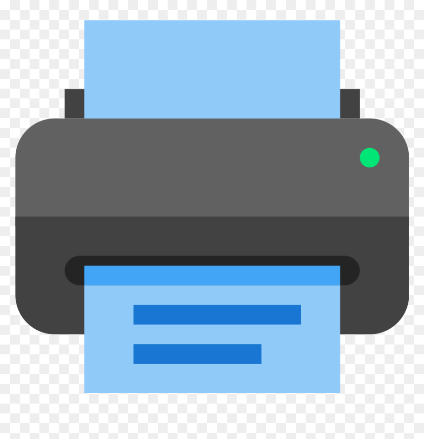 Icons8 Flat Print - Print Icon, HD Png Download - printer icon png
