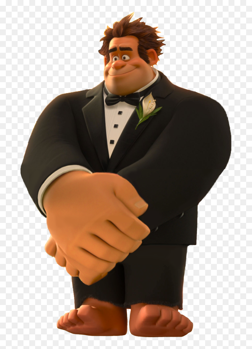 Suit Clipart Wedding Tux - Wreck It Ralph Suit, HD Png Download - wreck it ralph png