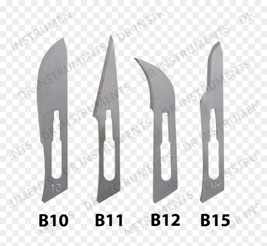 Blades For Scalpel Handle No - Hunting Knife, HD Png Download - scalpel png