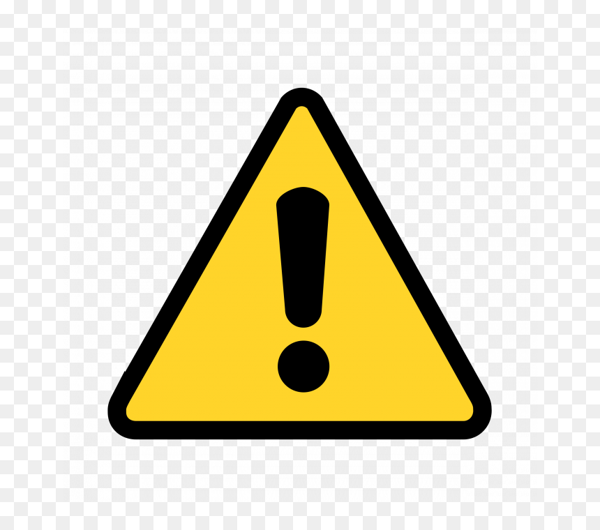 Warning Sign Clipart, HD Png Download - warning icon png