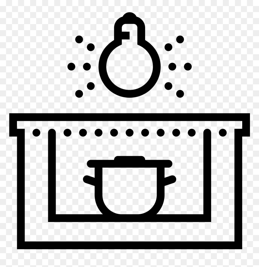 Kitchen Light Icon - Bathroom Light Icon, HD Png Download - light icon png