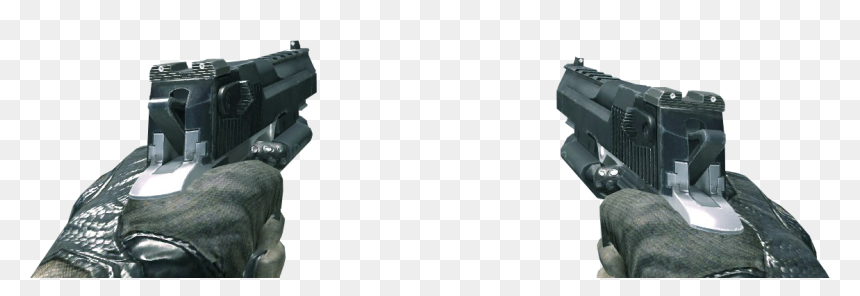 Desert Eagle Akimbo Mw2 - Cod Mw2 Desert Eagle, HD Png Download - desert eagle png
