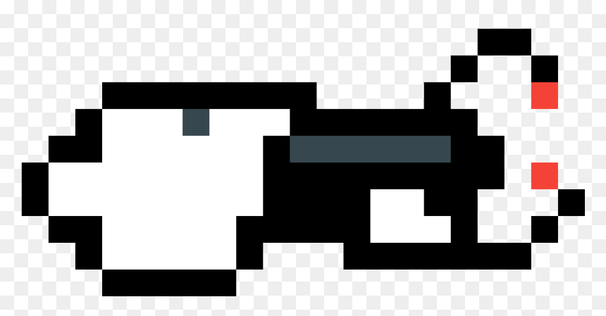 Cute Nerd Girls Anime , Png Download - Pixel Art Png, Transparent Png - portal gun png