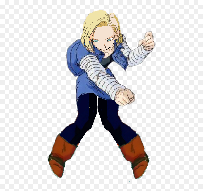 Android 18 Dancing The Para Para Boogie - Android 18, HD Png Download - android 18 png