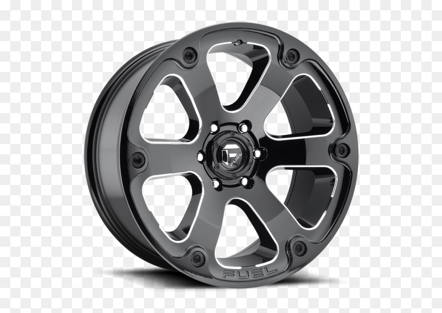 Beast Blk N Milled A1 - Fuel D562 Wheel, HD Png Download - battle axe png