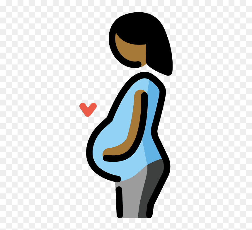 Pregnant Woman Emoji Clipart - Emoji, HD Png Download - pregnant png