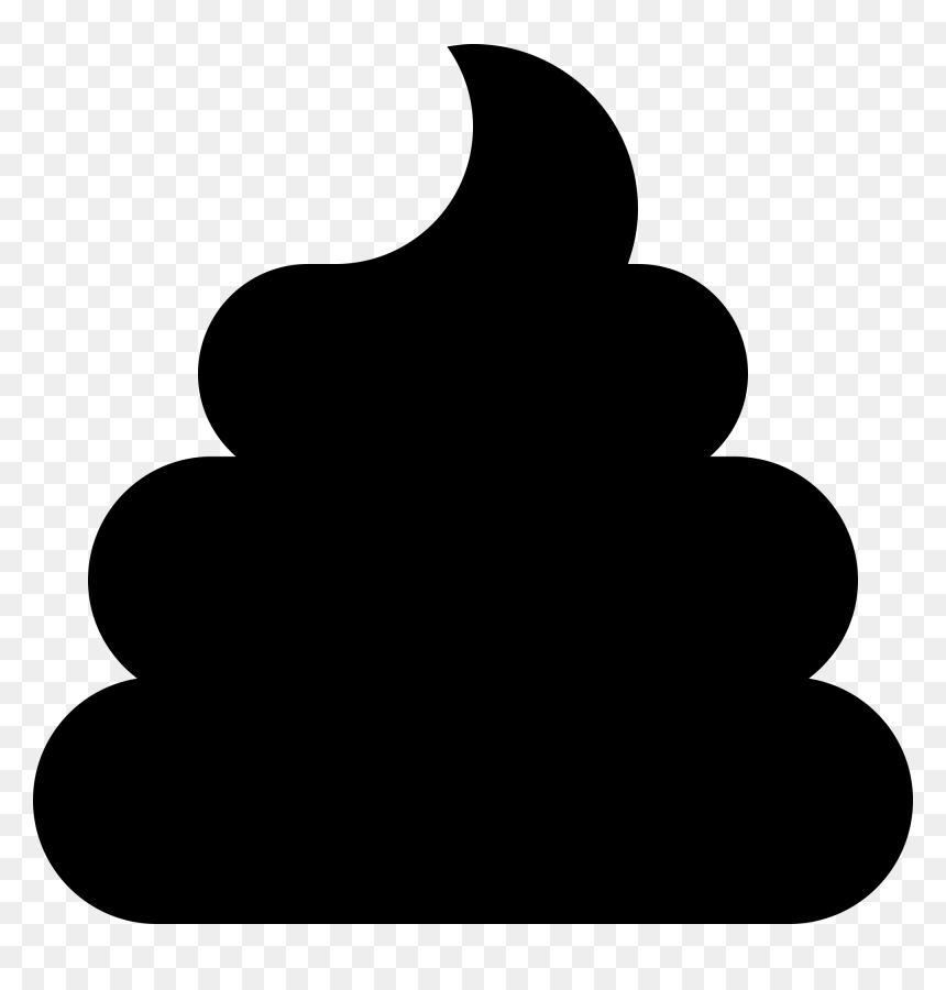 Picture Royalty Free Library File Font Awesome Solid - Silhouette Poop Svg Free, HD Png Download - awesome png