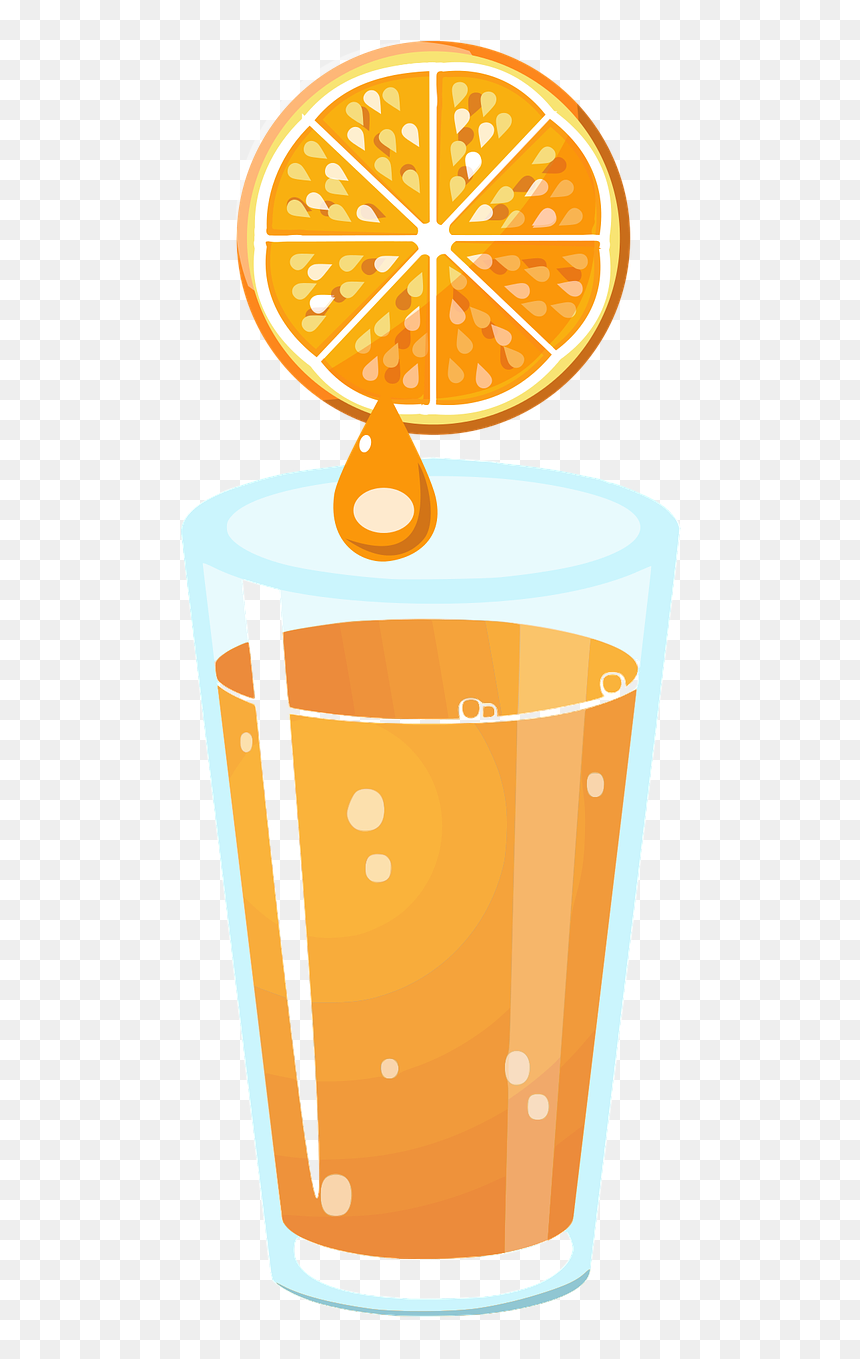 Glass Of Orange Juice Clipart, HD Png Download - awesome png