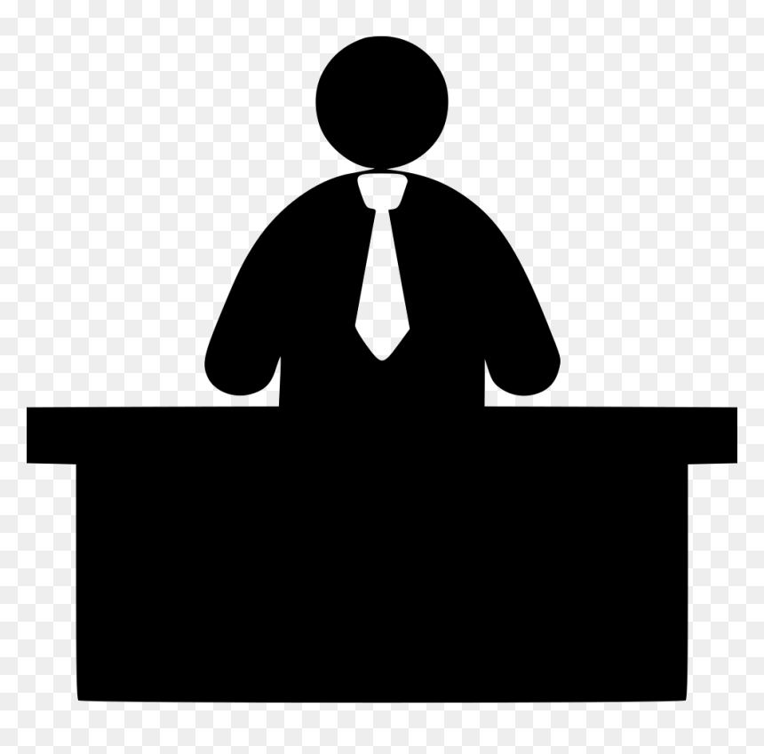Receptionist Free Icon - Receptinist Icon Png, Transparent Png - receptionist png