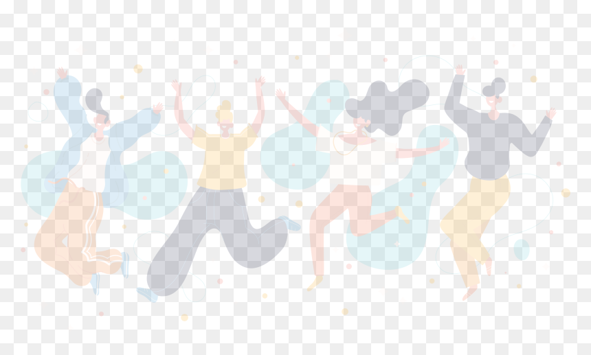 Happy Illustration, HD Png Download - jumping png