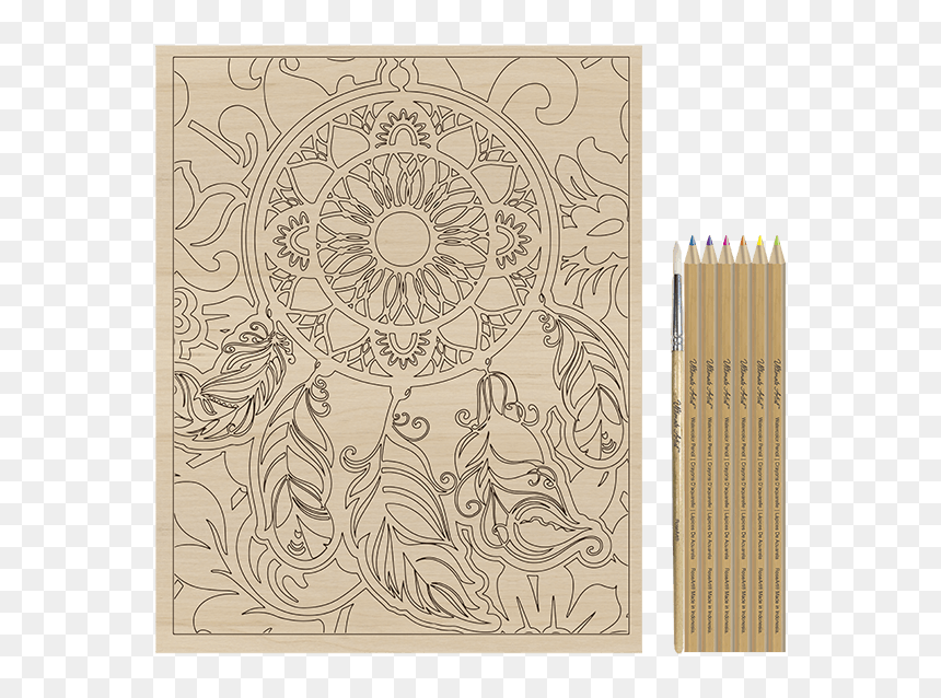 Drawing Marker Dream Catcher - Sketch, HD Png Download - dream catcher vector png