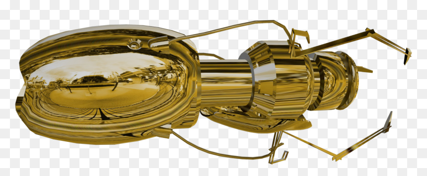 The Golden Portal Gun - Sousaphone, HD Png Download - portal gun png