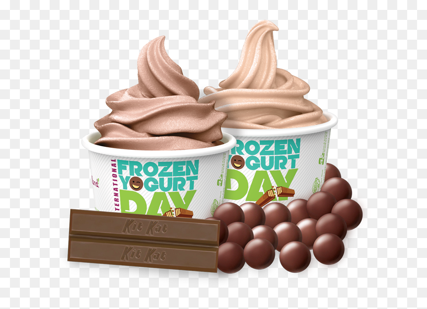 International Frozen Yogurt Day - National Frozen Yogurt Day 2018, HD Png Download - frozen yogurt png