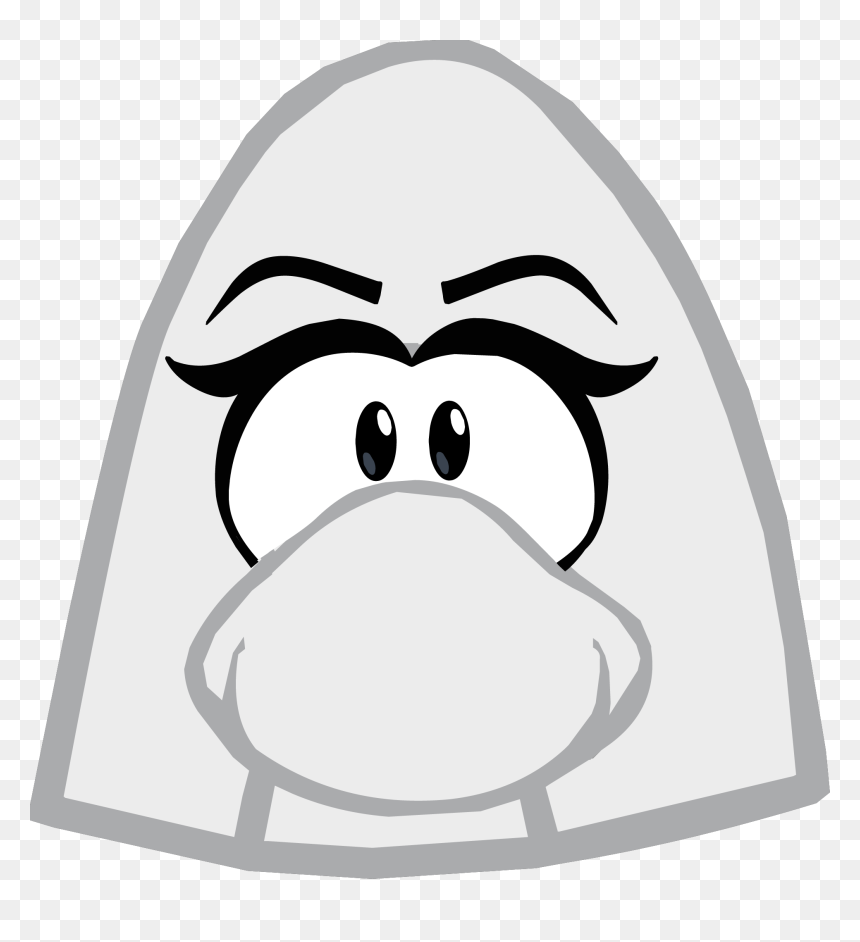 Transparent Eyeliner Png - Club Penguin Makeup, Png Download - face paint png