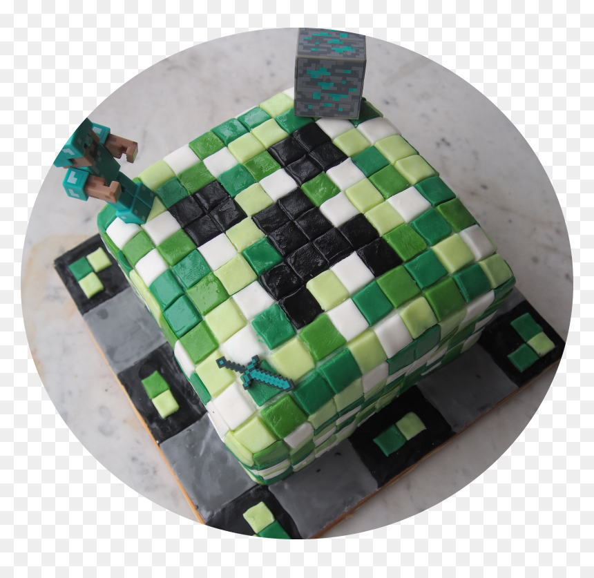 Minecraft Birthday Cake - Board Game, HD Png Download - minecraft cake png