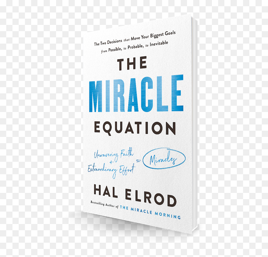 Hal Elrod New Book, HD Png Download - equation png