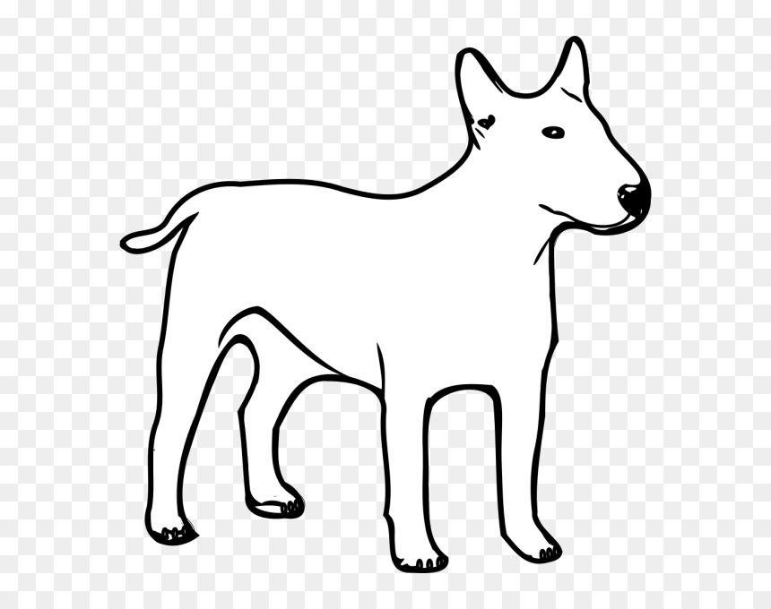 Dog Outline Png Icons - Dog Clipart White Outline, Transparent Png - dog outline png