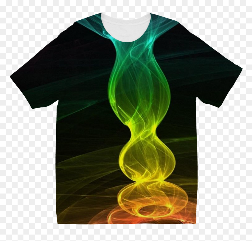 Rainbow Smoke ﻿sublimation Kids T-shirt - All Over Print, HD Png Download - rainbow smoke png
