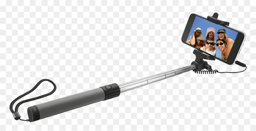 Foldable Selfie Stick - Selfie Stick Png, Transparent Png - selfie png
