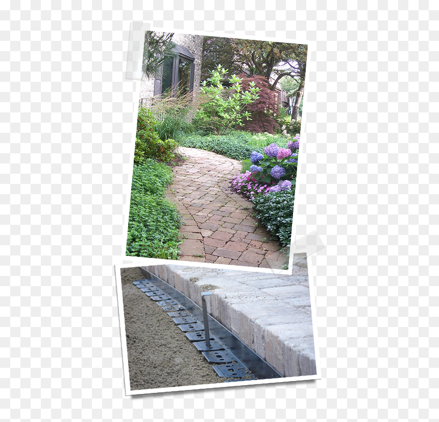 Paver Border Bric Edg - Walkway, HD Png Download - walkway png