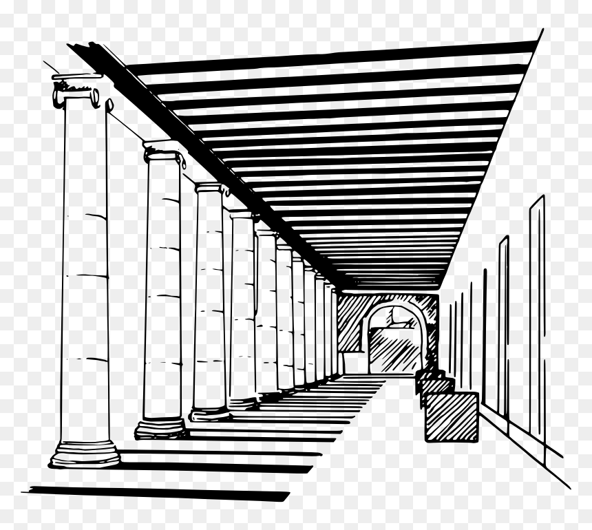 Stoa - Stoa Png, Transparent Png - walkway png