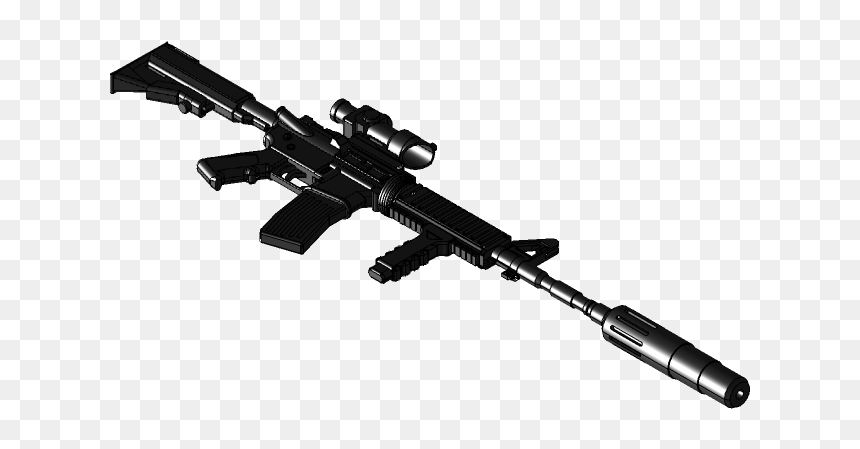 Assault Rifle, HD Png Download - m4a1 png