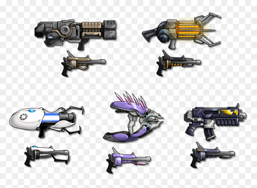 Famous Guns - Firearm, HD Png Download - portal gun png