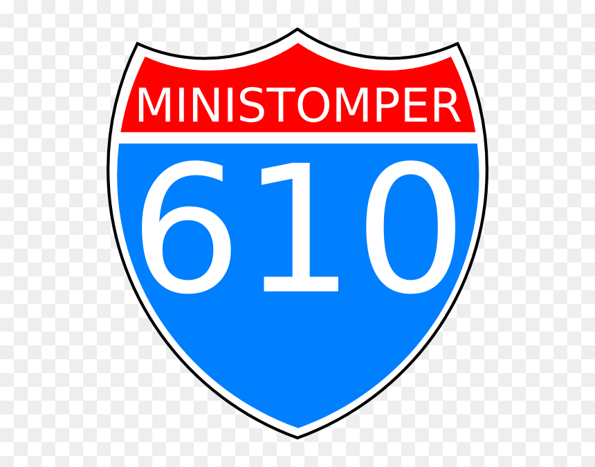 Generic Interstate Sign Clip Art At Clker - Drive For Five, HD Png Download - interstate sign png
