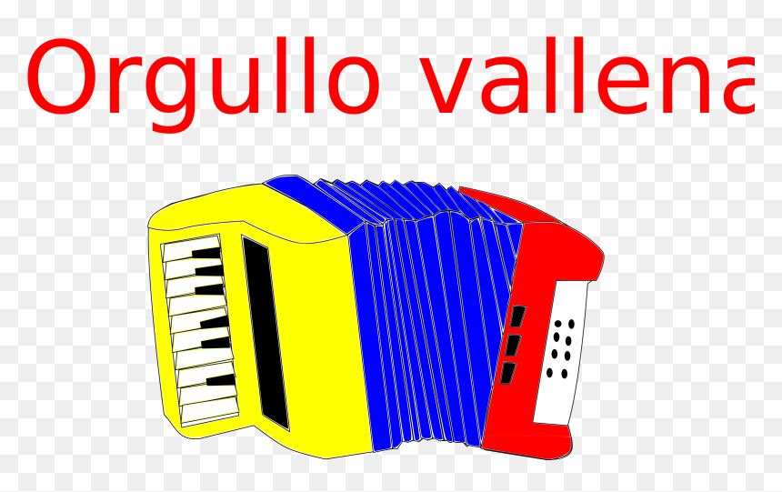 Acordeon Colombiano / Columbian Accordion Clip Arts - Acordeon Colombia Png, Transparent Png - accordion png