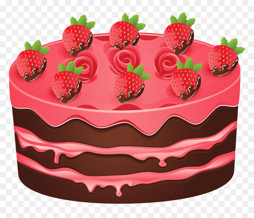 Dessert Clipart Strawberry Shortcake Dessert - Cake Clipart, HD Png Download - strawberry shortcake png